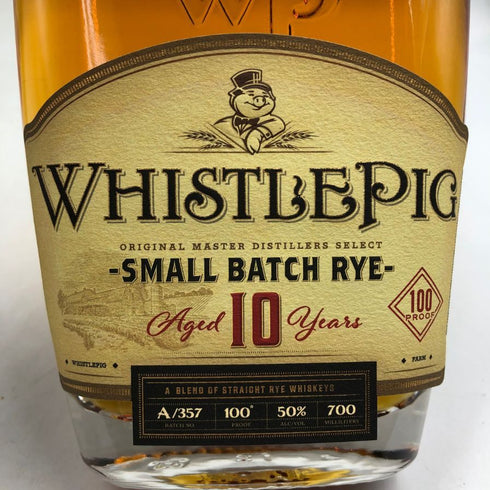 ホイッスルピッグ 10年 スモール バッチ ライ 700ml 50% WHISTLEPIG ウイスキー【R4】