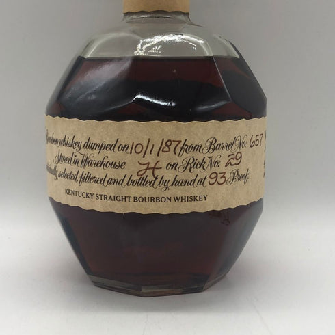 ブラントン シングルバレル 1987 750ml 46% blanton バーボン【V1】
