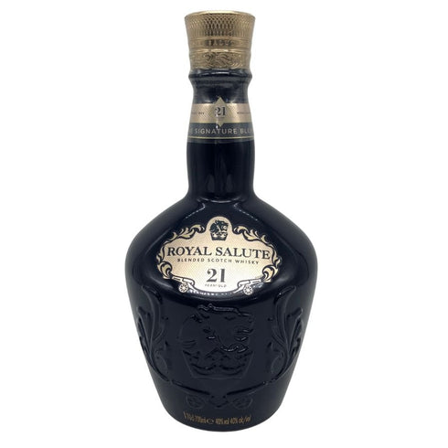 ロイヤルサルート 21年 シグネチャーブレンド 青陶器ボトル 700ml 40% ROYAL SALUTE スコッチウイスキー1420g【Q4】