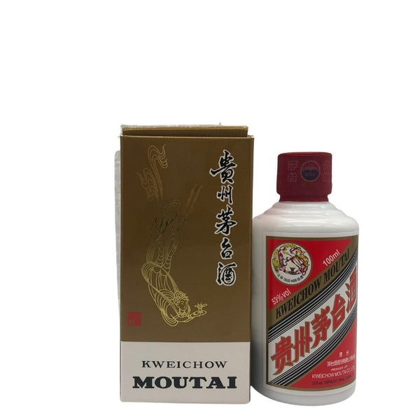 貴州茅台酒 マオタイ酒 天女ラベル 2022 ミニボトル 陶器 100ml 53% MOUTAI KWEICHOW 中国酒279g【B4】
