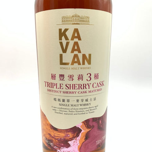 カバラン トリプル シェリー カスク 700ml 40% KAVALAN TRIPLE SHERRY CASK 【W】