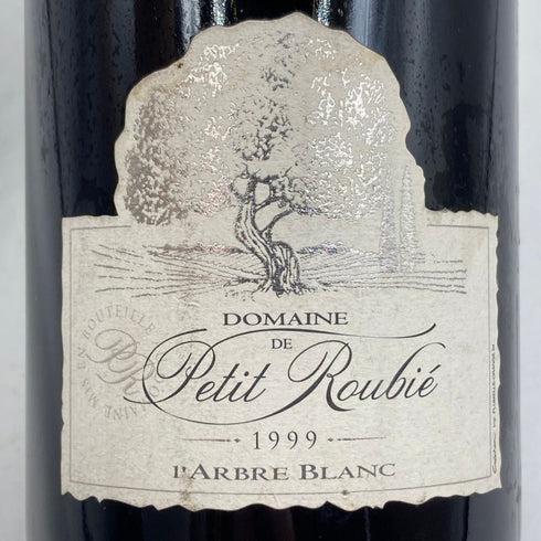 ラルブル ブラン ドメーヌ ド プティ ルビエ 1999 750ml 14% DOMAINE Petit Roubie 白ワイン【I3】
