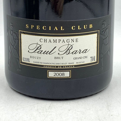 ポール バラ スペシャルクラブ グランクリュ 2008 750ml 12.5% Paul Bara special Club 【SKU】