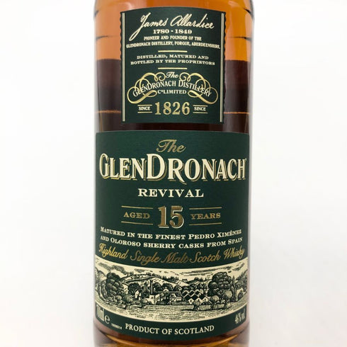 グレンドロナック 15年 リバイバル 46% 700ml GLENDRONACH スコッチウイスキー【I】