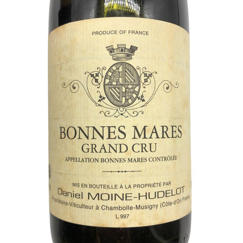 ダニエル モワンヌ ユドロ ボンヌ マール グラン クリュ 1997 750ml 14% Daniel MOINE HUDELOT BONNES MARES GRAND CRU ブルゴーニュワイン【G3】