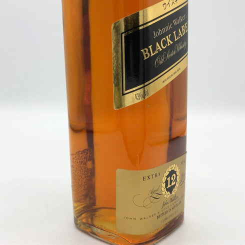 ジョニーウォーカー 12年 ブラックラベル エクストラスペシャル 黒キャップ 750ml 43% Johnnie Walker BLACK LABEL EXTRA SPECIAL スコッチウイスキー【R1】