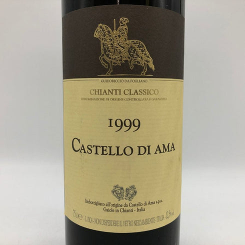 カステッロ ディ アマ キャンティ クラシコ 1999 750ml 12.5% CASTELLO DI AMA イタリアワイン【V1】