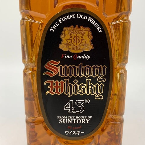 東京都限定◆サントリー 黒角瓶 700ml 43% SUNTORY 【W1】
