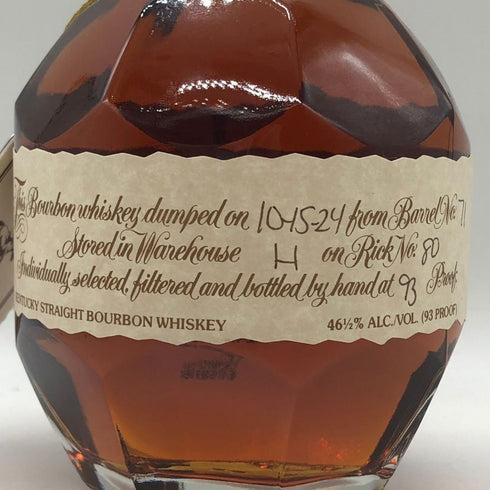 ブラントン シングルバレル 2024 750ml 46.5% Blanton's SINGLE BARREL バーボン【X0】
