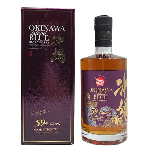 東京都限定◆沖縄 ブルー カスクストレングス ライス ウイスキー 700ml 59% OKINAWA BLUE RICE WHISKY 【T4】