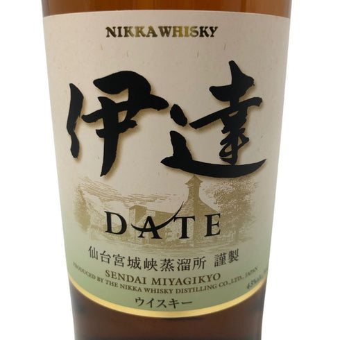東京都限定◆ニッカ 伊達 ブレンデッド ウイスキー 700ml 43% NIKKA DATE 【A5】