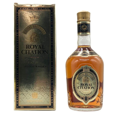 シーバスブラザーズ ロイヤルサイテーション 43% 750ml CHIVAS BROTHERS ROYAL CITATION スコッチウイスキー【S】