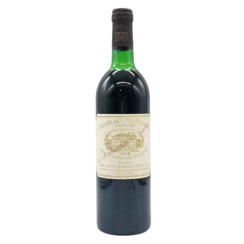 シャトー マルゴー 1978 750ml 12.6% CHATEAU MARGAUX ブルゴーニュワイン【T4】