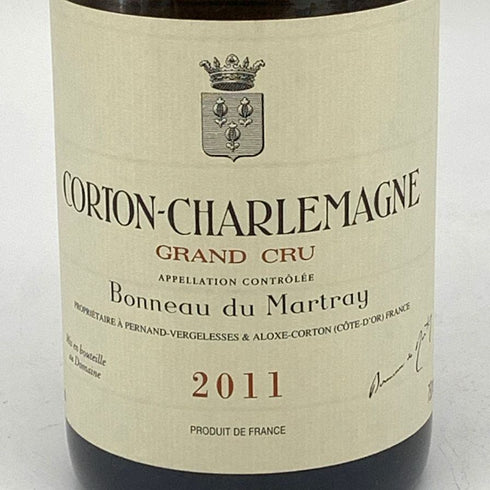 ドメーヌ ボノー デュ マルトレイ コルトン シャルルマーニュ グラン クリュ 2011 750ml 13% Domaine Bonneau du Martray Corton Charlemagne Grand Cru 白ワイン【F2】