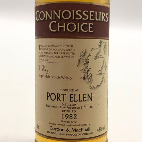 ポートエレン 28年 1982 コニサーズチョイス 700ml 43% PORT ELLEN CONNOISSERURS CHOICE スコッチウイスキー【同梱不可】【N0】