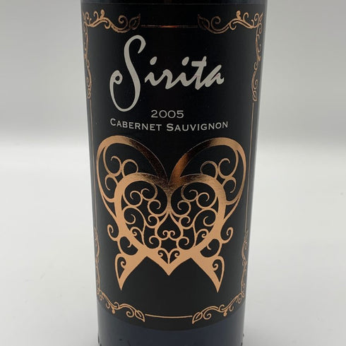 シリタ カベルネソーヴィニヨン ナパバレー 2005 750ml 15.9% Sirita Cabernet Sauvignon カリフォルニアワイン【U4】