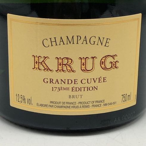 クリュッグ ブリュット 白 750ml 12.5% KRUG BRUT シャンパン【E4】