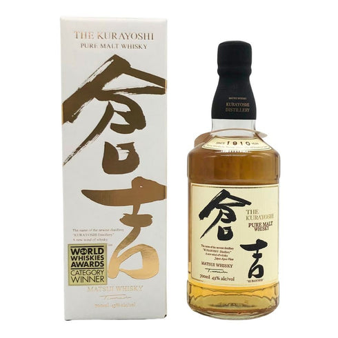 東京都限定◆倉吉 ピュアモルトウイスキー 700ml 43% MATSUI WHISKY 【K1】
