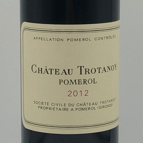 シャトー トロタノワ 2012 750ml 14.5% Chateau Trotanoy ボルドーワイン【X1】
