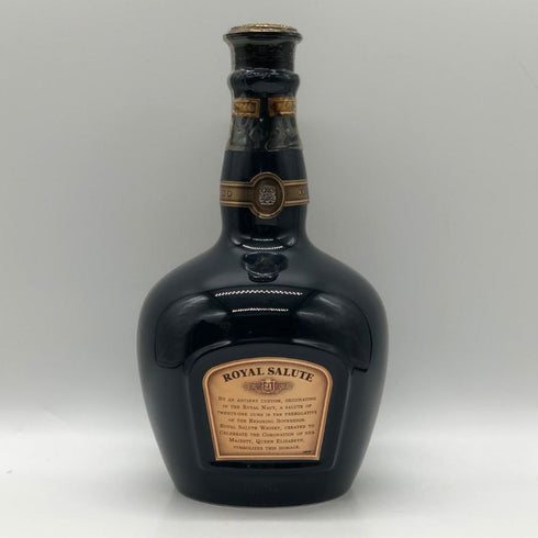 ロイヤルサルート 21年 青 陶器ボトル 700ml 40% ROYAL SALUTE スコッチウイスキー1052g【X1】