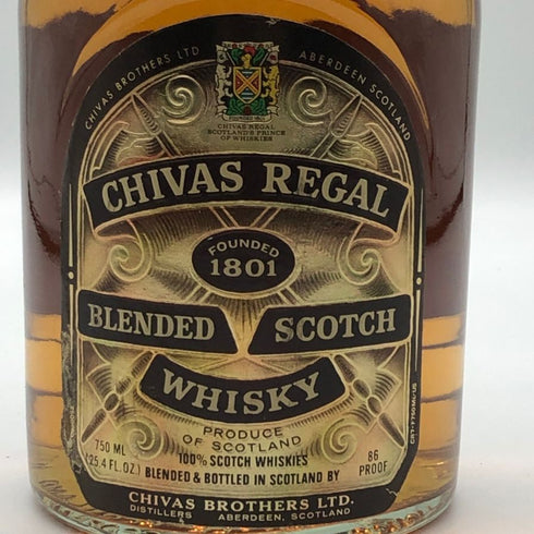 シーバス リーガル 12年 1801 750ml 43% Chivas Regal スコッチウイスキー【C3】