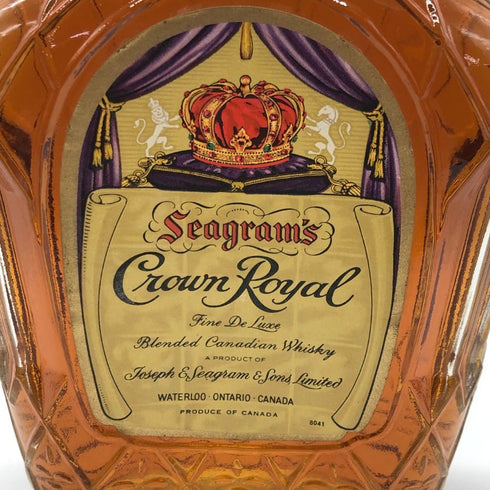 シーグラム クラウン ローヤル 1969 750ml 40% Seagram's Crown Royal ウイスキー【T1】