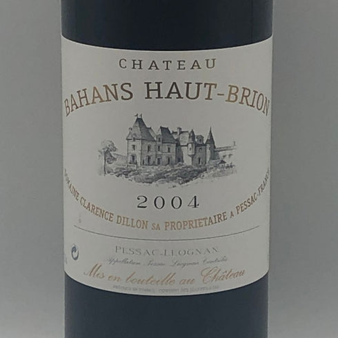 シャトー バーン オー ブリオン 2004 750ml 12.5% Chateau Bahans Haut-Brion ボルドーワイン【H2】