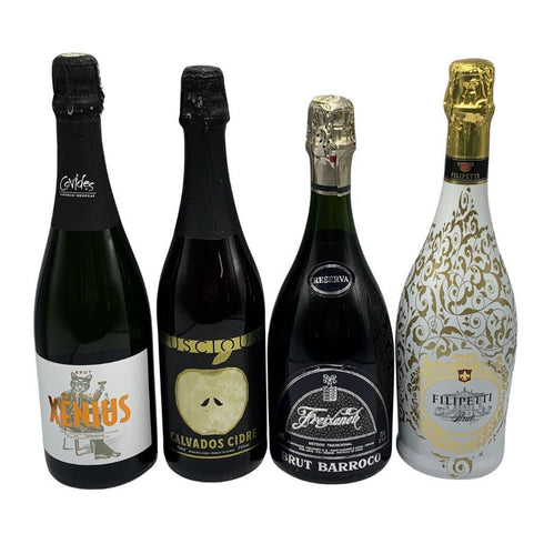 シャンパン 【4本セット】 XENIUS 750ml 12% LUSCIOUS 750ml 7.5% Freixenet 750ml 12% FILIPETTI 750ml 11% シャンパン【7-0】
