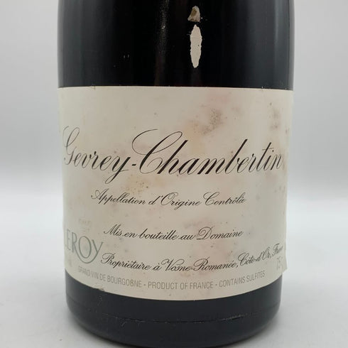 ドメーヌ ルロワ ジュヴレ シャンベルタン 2011 750ml 13% Domaine Leroy Gevrey Chambertin ブルゴーニュワイン【AFA15】