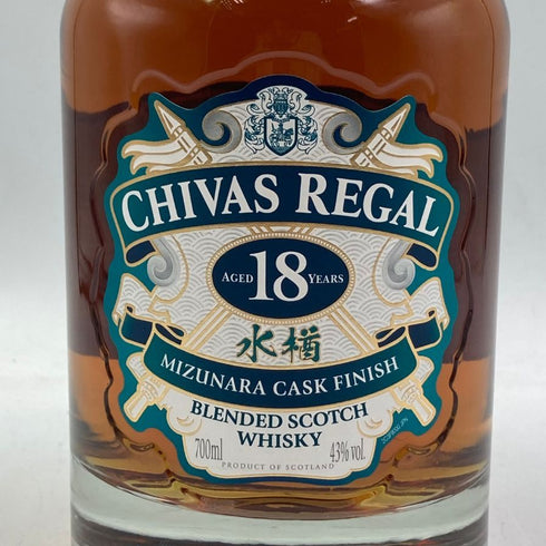 シーバスリーガル 18年 ミズナラ 700ml 43% CHIVAS REGAL MIZUNARA スコッチウイスキー【H4】