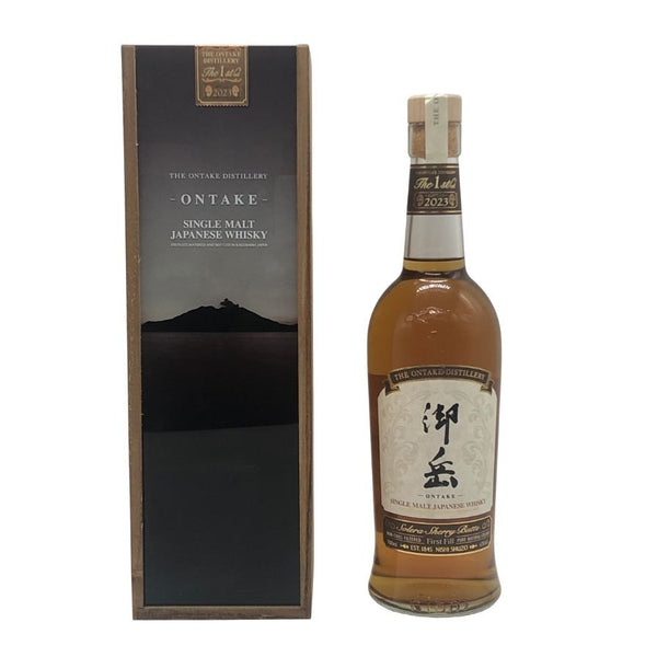 東京都限定◆御岳 シングルモルト ファーストフィル ソレラ シェリーバット 2023 700ml 43% ONTAKE 【I3】