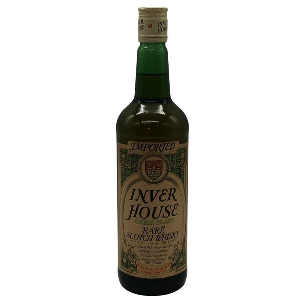 インバー ハウス グリーン プレイド 86Proof 750ml 43% INVER HOUSE スコッチウイスキー【G0】