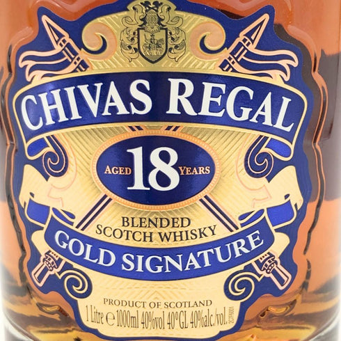 シーバスリーガル 18年 ゴールドシグネチャー 1000ml 40% CHIVAS REGAL GOLD SIGNATURE 【E】
