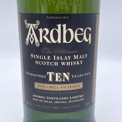 アードベッグ 10年 TEN 旧ボトル 1000ml ARDBEG スコッチウイスキー【U1】