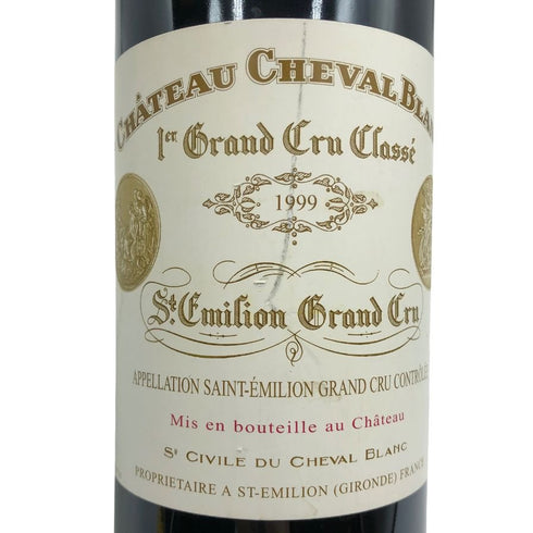 シャトー シュヴァル ブラン 1999 750ml 13% CHATEAU CHEVAL BLANC ボルドーワイン【B3】