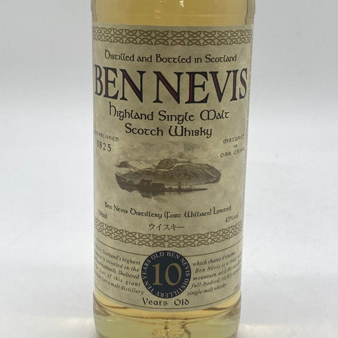 ベンネヴィス 10年 シングルモルト 700ml 43% BENNEVIS SINGLE MALT スコッチウイスキー【I2】