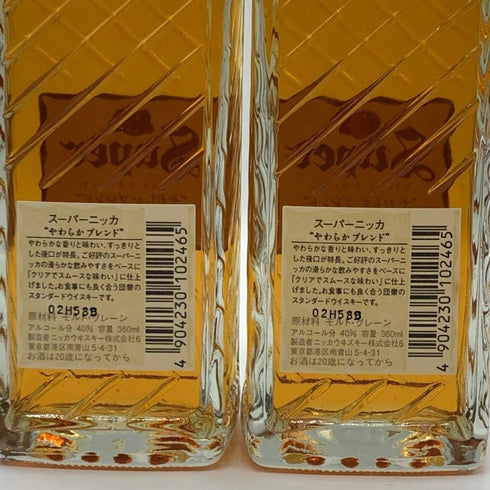 東京都限定◆【4本セット】 スーパーニッカ やわらかブレンド 360ml 40% SUPER NIKKA WHISKY 【20】
