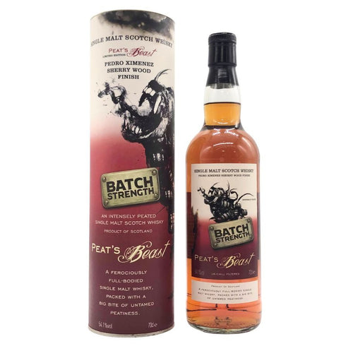 ピーツ ビースト バッチ ストレングス ペドロヒメネスシェリーウッドフィニッシュ 700ml 54.1% PEAT'S BEAST PEDRO XIMENEZ SHERRY WOOD FINISH スコッチウイスキー【X】