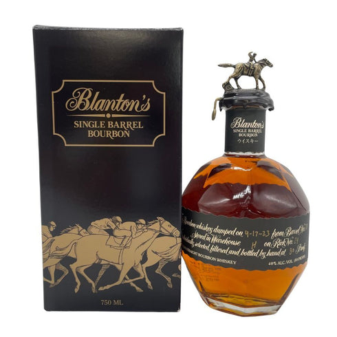 ブラントン シングルバレル ブラックラベル 2023 750ml 40% Blanton's SINGLE BARREL BLACK LABEL バーボン【S4】