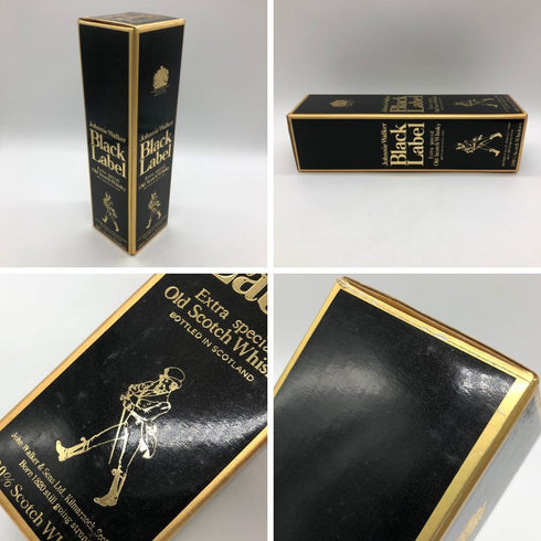 ジョニーウォーカー ブラックラベル エクストラ スペシャル 特級 金キャップ 750ml 43% JOHNNIE WALKER BLACK LABEL EXTRA SPECIAL スコッチウイスキー【V1】