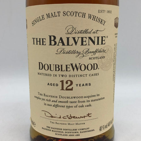 ザ バルヴェニー12年 ダブルウッド 700ml 40% THE BALVENIE スコッチウイスキー【P1】