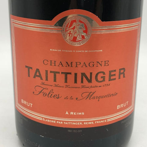 テタンジェ レ フォリ ド ラ マルケットリー 750ml TAITTINGER LES FOLIES DE LA MARQUETTERIE シャンパン【N2】