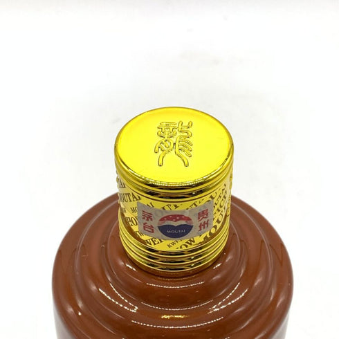 貴州茅台酒 五星ラベル 甲辰龍年 2024 茶陶器ボトル 53% 500ml MOUTAI KWEICHOW 951g【S1】