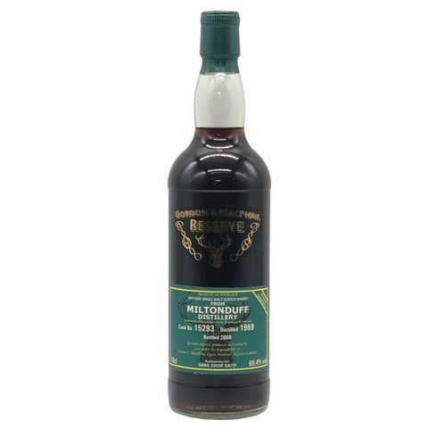 ミルトンダフ 38年 1969-2008 GMリザーブラベル for Sake Shop Sato 40周年記念 700ml 60.4% Miltonduff スコッチウイスキー【同梱不可】【A3】