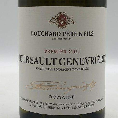 ブシャール ペール エ フィス ムルソー ジュヌヴリエール プルミエクリュ 2018 13.5% 750ml BOUCHARD PERE & FILS 白ワイン【J4】