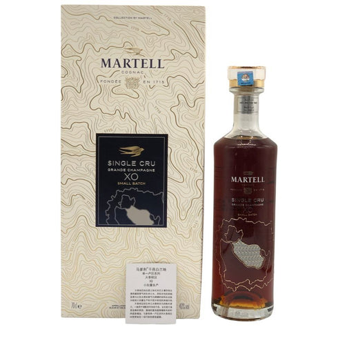 マーテル シングル クリュ XO スモールバッチ 40% 700ml Martell Single Cru Collection Grande Champagne XO ブランデー【J1】