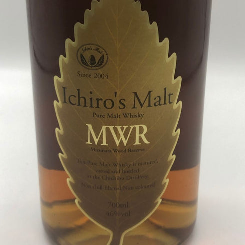東京都限定◆ベンチャーウイスキー イチローズモルト MWR ミズナラウッドリザーブ 700ml 46% Ichiro's Molt 【V1】