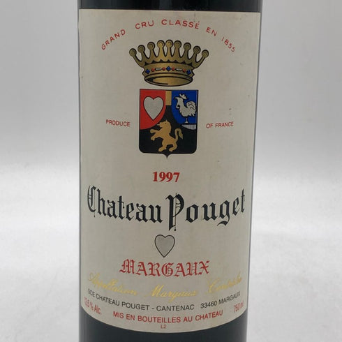 シャトー プージェ 1997 750ml 12.5% CHATEAU POUJEAUX ボルドーワイン【S4】