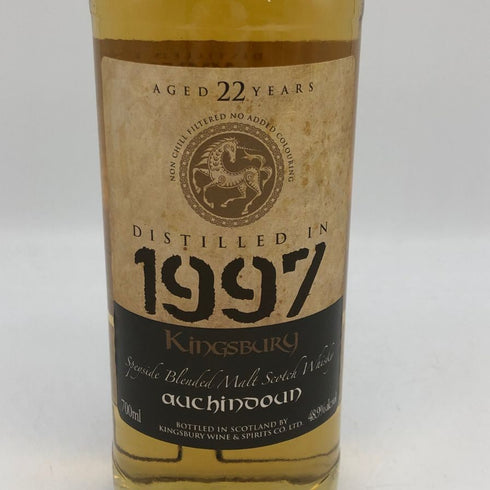 キングスバリー オーキンダウン 22年 1997 ホグスヘッド 700ml 48.9% KINGSBURY スコッチウイスキー【S0】