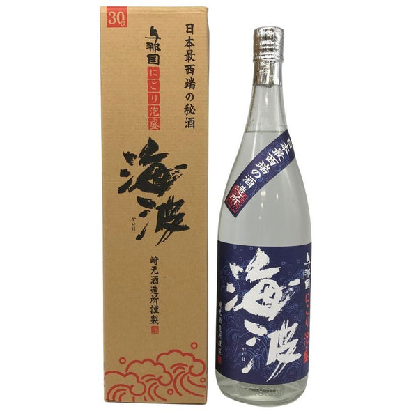 崎元酒造 与那国にごり泡盛 海波 1800ml 30% 詰日2017年12月 泡盛【Z】